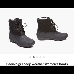 Sociology Lacey Weather Womens Boots-Size 9